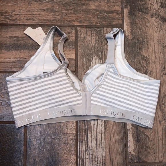 Cacique Cotton NO-WIRE Bra 46DD NWT - Picture 2 of 4